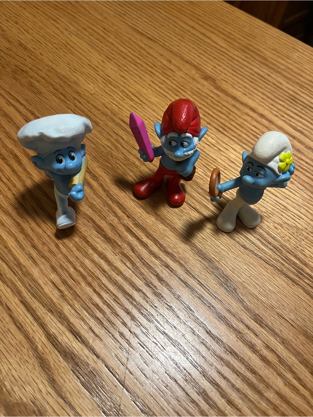2011-13 Peyo McDonald's Happy Meal Toy Smurfs Lot Of 3